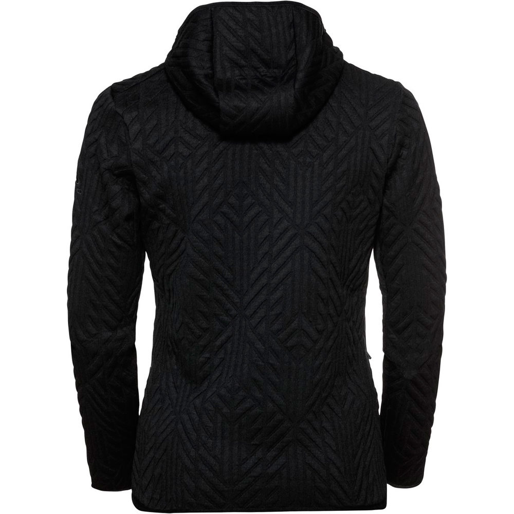 Odlo forro polar mujer Odlo Hoody midlayer full zip CORVIGLIA KINSHI vista trasera Odlo forro polar mujer Odlo Hoody midlayer full zip CORVIGLIA KINSHI vista trasera