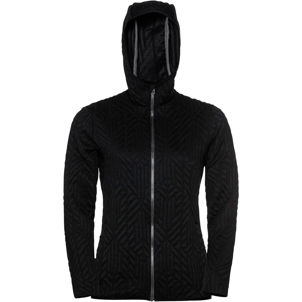 Odlo forro polar mujer Odlo Hoody midlayer full zip CORVIGLIA KINSHI vista detalle Odlo forro polar mujer Odlo Hoody midlayer full zip CORVIGLIA KINSHI vista detalle