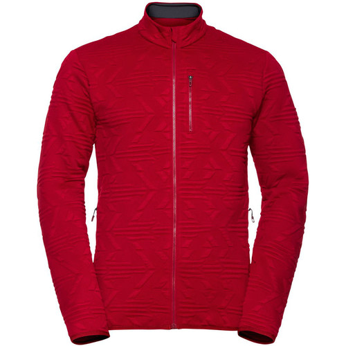 ODLO MIDLAYER FULL ZIP CORVIGLIA KINSHIP rojo