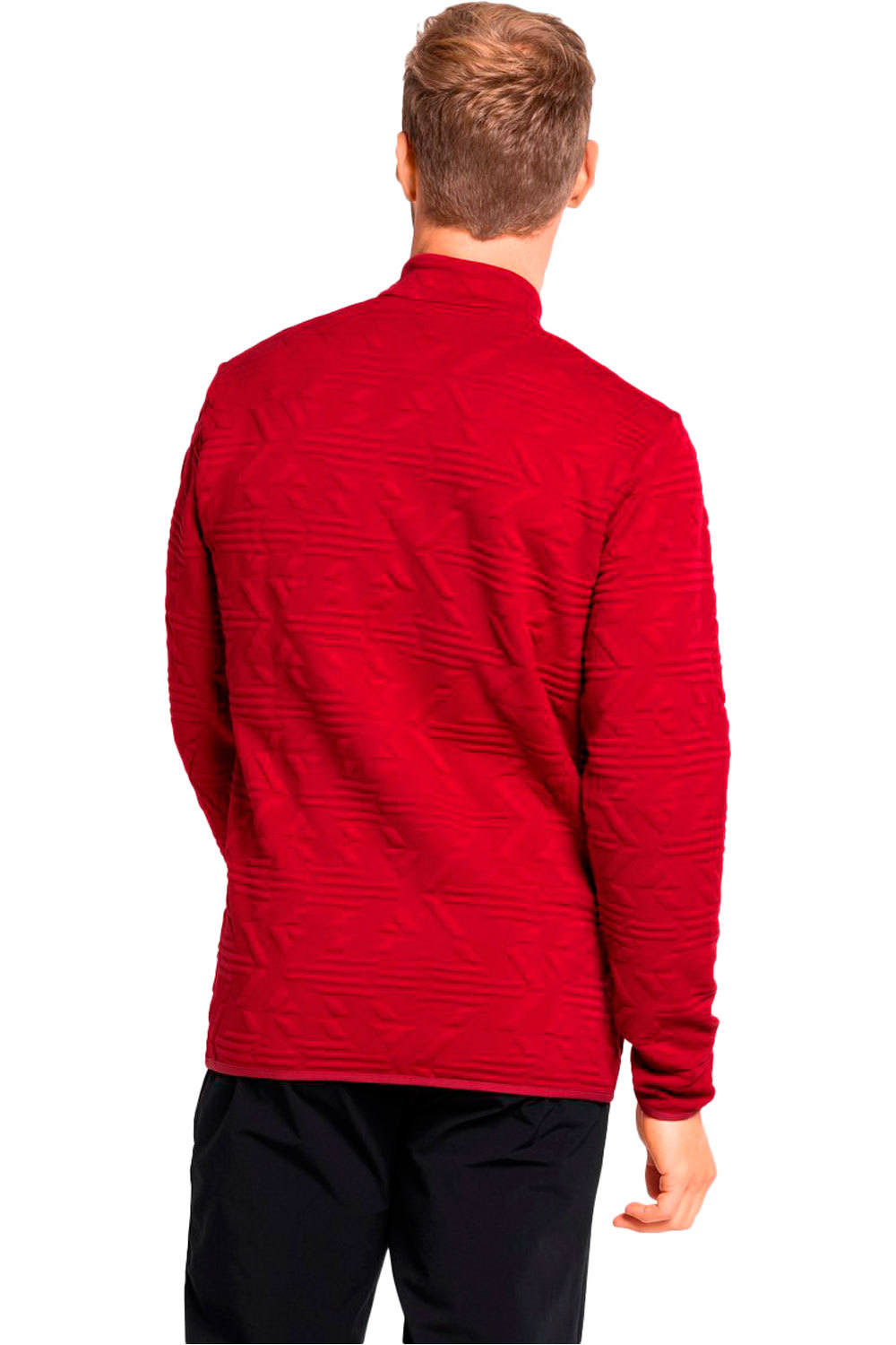 Odlo forro polar hombre Odlo Midlayer 1/2 zip CORVIGLIA KINSHIP vista trasera Odlo forro polar hombre Odlo Midlayer 1/2 zip CORVIGLIA KINSHIP vista trasera