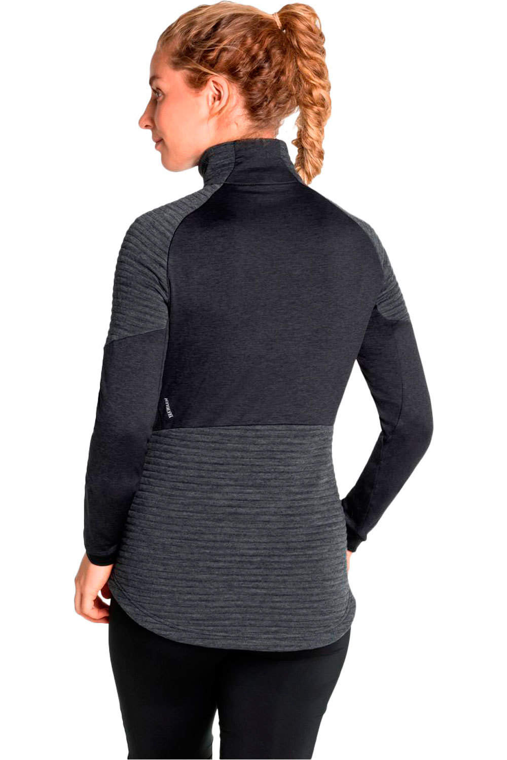 Odlo forro polar mujer Odlo Midlayer full zip MILLENNIUM YAKWARM vista trasera Odlo forro polar mujer Odlo Midlayer full zip MILLENNIUM YAKWARM vista trasera