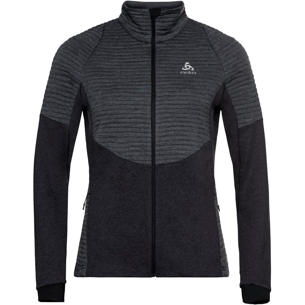 Odlo forro polar mujer Odlo Midlayer full zip MILLENNIUM YAKWARM vista detalle Odlo forro polar mujer Odlo Midlayer full zip MILLENNIUM YAKWARM vista detalle