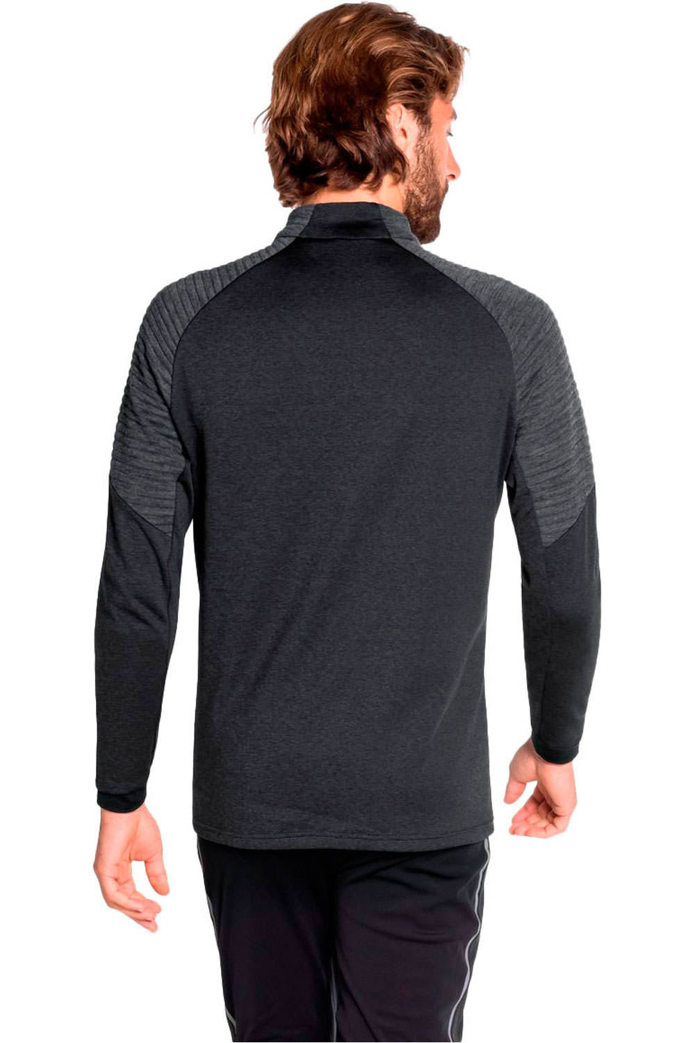 Odlo forro polar hombre Odlo Midlayer full zip MILLENNIUM YAKWARM vista trasera Odlo forro polar hombre Odlo Midlayer full zip MILLENNIUM YAKWARM vista trasera