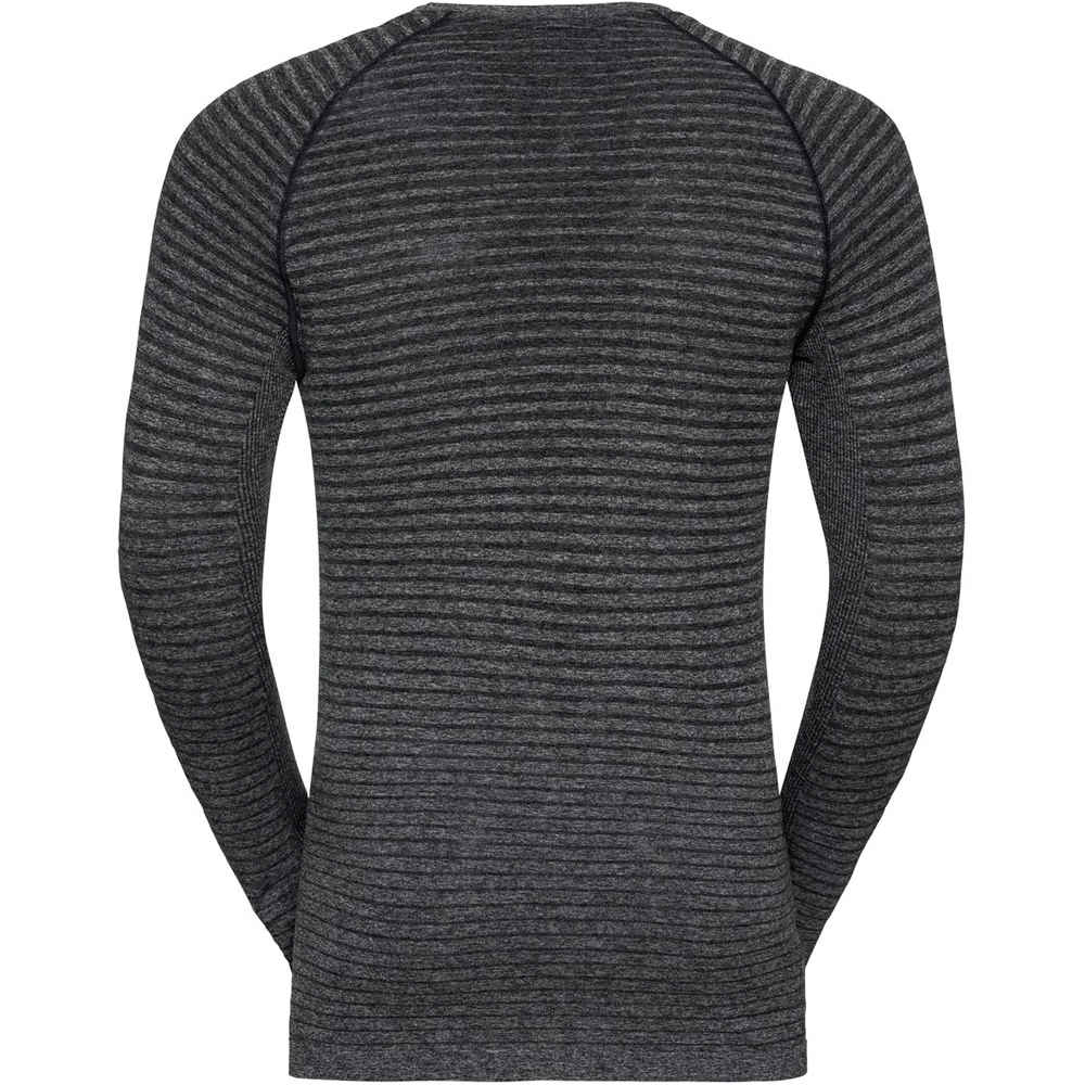 Odlo camiseta técnica manga larga hombre Odlo T-shirt l/s crew neck SEAMLESS ELEMENT vista trasera Odlo camiseta técnica manga larga hombre Odlo T-shirt l/s crew neck SEAMLESS ELEMENT vista trasera