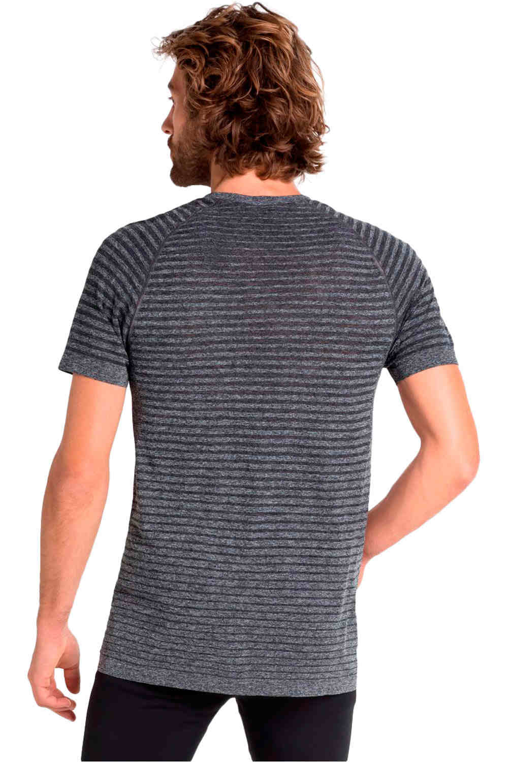 Odlo camiseta técnica manga corta hombre Odlo T-shirt s/s crew neck SEAMLESS ELEMENT vista trasera Odlo camiseta técnica manga corta hombre Odlo T-shirt s/s crew neck SEAMLESS ELEMENT vista trasera