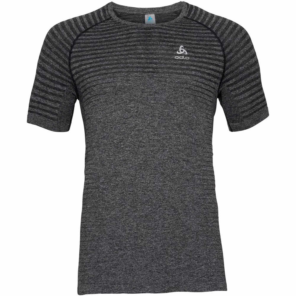 Odlo camiseta técnica manga corta hombre Odlo T-shirt s/s crew neck SEAMLESS ELEMENT vista detalle Odlo camiseta técnica manga corta hombre Odlo T-shirt s/s crew neck SEAMLESS ELEMENT vista detalle