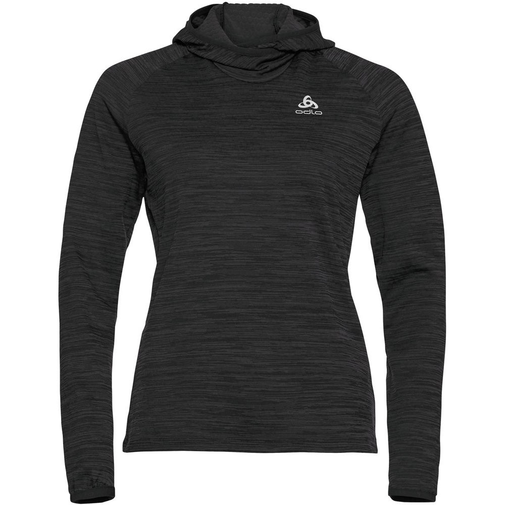 Odlo camiseta técnica manga larga mujer Odlo Hoody midlayer MILLENNIUM ELEMENT vista detalle Odlo camiseta técnica manga larga mujer Odlo Hoody midlayer MILLENNIUM ELEMENT vista detalle