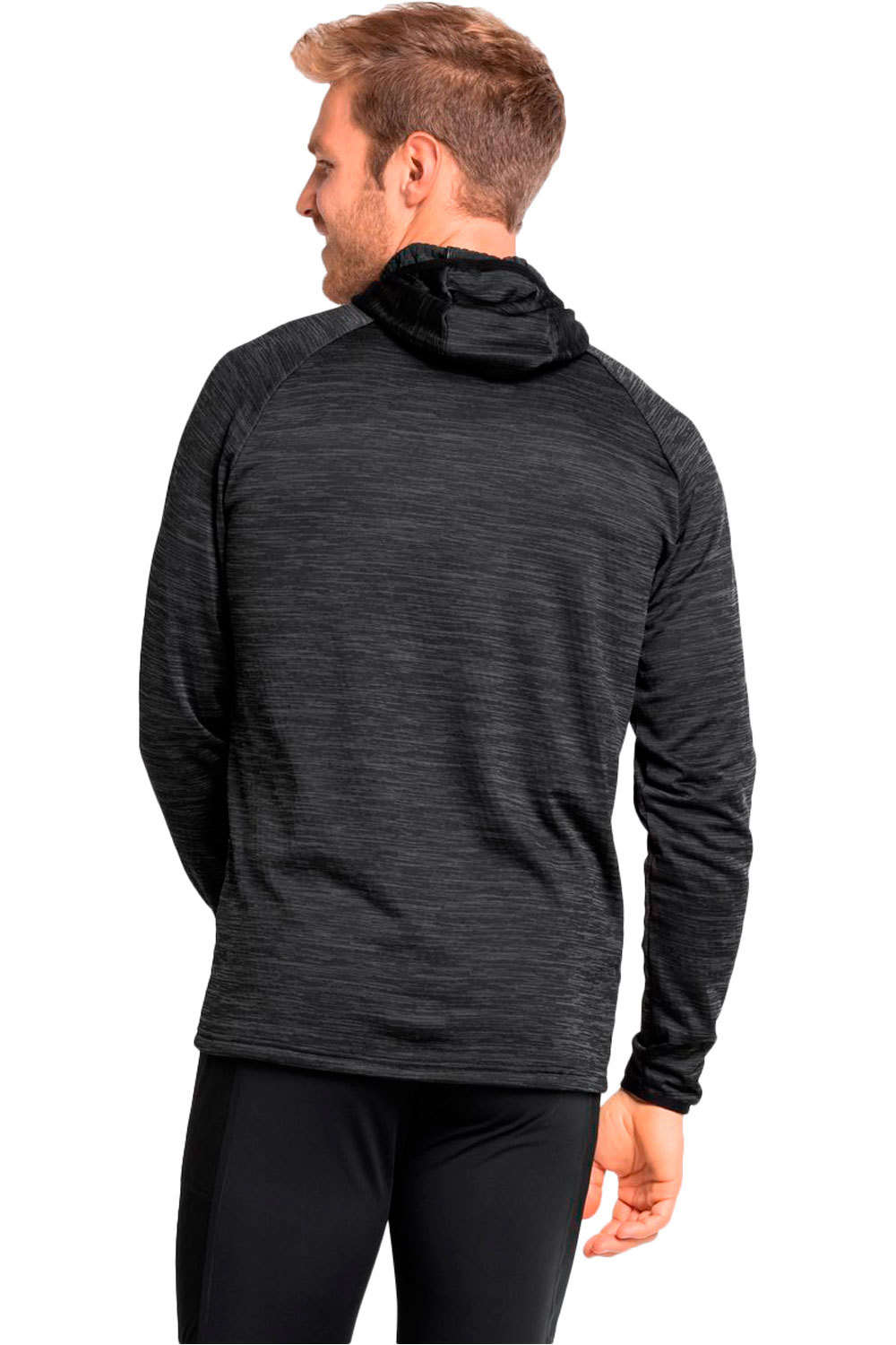 Odlo camiseta técnica manga larga hombre Odlo Hoody midlayer MILLENNIUM ELEMENT vista trasera Odlo camiseta técnica manga larga hombre Odlo Hoody midlayer MILLENNIUM ELEMENT vista trasera