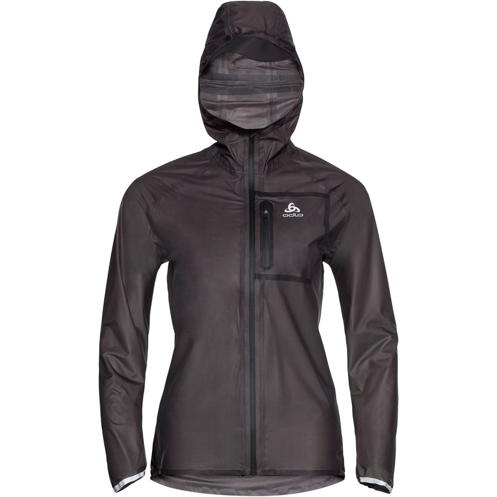 Odlo CHAQUETA RUNNING MUJER Odlo Jacket ZEROWEIGHT DUAL DRY WATERPROOF vista detalle Odlo CHAQUETA RUNNING MUJER Odlo Jacket ZEROWEIGHT DUAL DRY WATERPROOF vista detalle