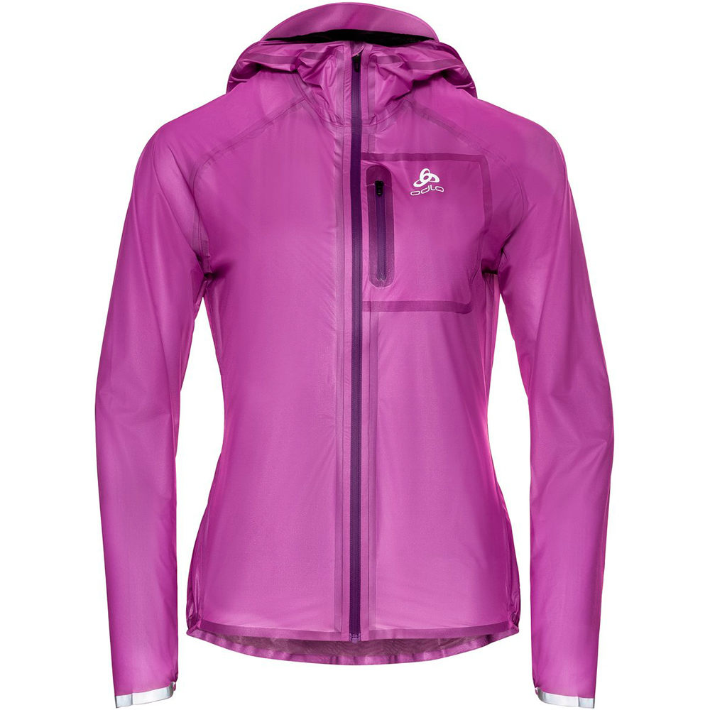 Odlo CHAQUETA RUNNING MUJER Odlo Jacket ZEROWEIGHT DUAL DRY WATERPROOF vista detalle Odlo CHAQUETA RUNNING MUJER Odlo Jacket ZEROWEIGHT DUAL DRY WATERPROOF vista detalle