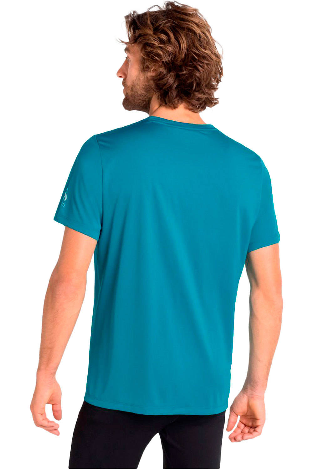 Odlo camiseta técnica manga corta hombre Odlo T-shirt s/s crew neck ELEMENT LIGHT PRIN vista trasera Odlo camiseta técnica manga corta hombre Odlo T-shirt s/s crew neck ELEMENT LIGHT PRIN vista trasera