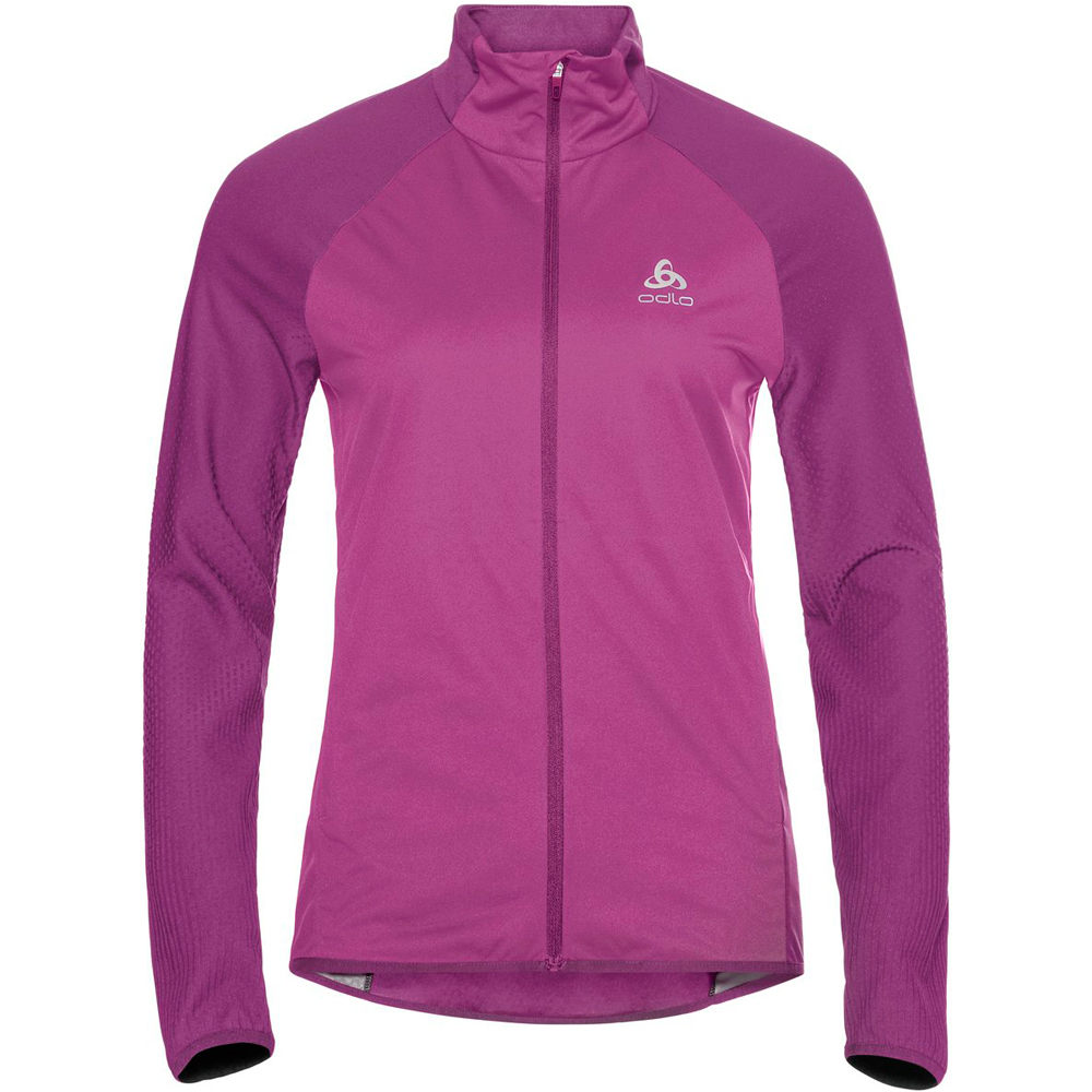 Odlo CHAQUETA RUNNING MUJER Odlo Jacket ZEROWEIGHT WARM HYBRID vista detalle Odlo CHAQUETA RUNNING MUJER Odlo Jacket ZEROWEIGHT WARM HYBRID vista detalle