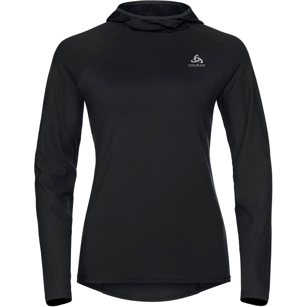Odlo camiseta técnica manga larga mujer Odlo Hoody midlayer ZEROWEIGHT CERAMIWARM vista detalle Odlo camiseta técnica manga larga mujer Odlo Hoody midlayer ZEROWEIGHT CERAMIWARM vista detalle