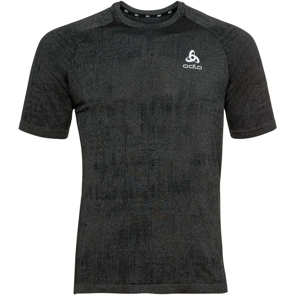 Odlo camiseta técnica manga corta hombre Odlo T-shirt s/s crew neck BLACKCOMB PRO vista frontal Odlo camiseta técnica manga corta hombre Odlo T-shirt s/s crew neck BLACKCOMB PRO vista frontal