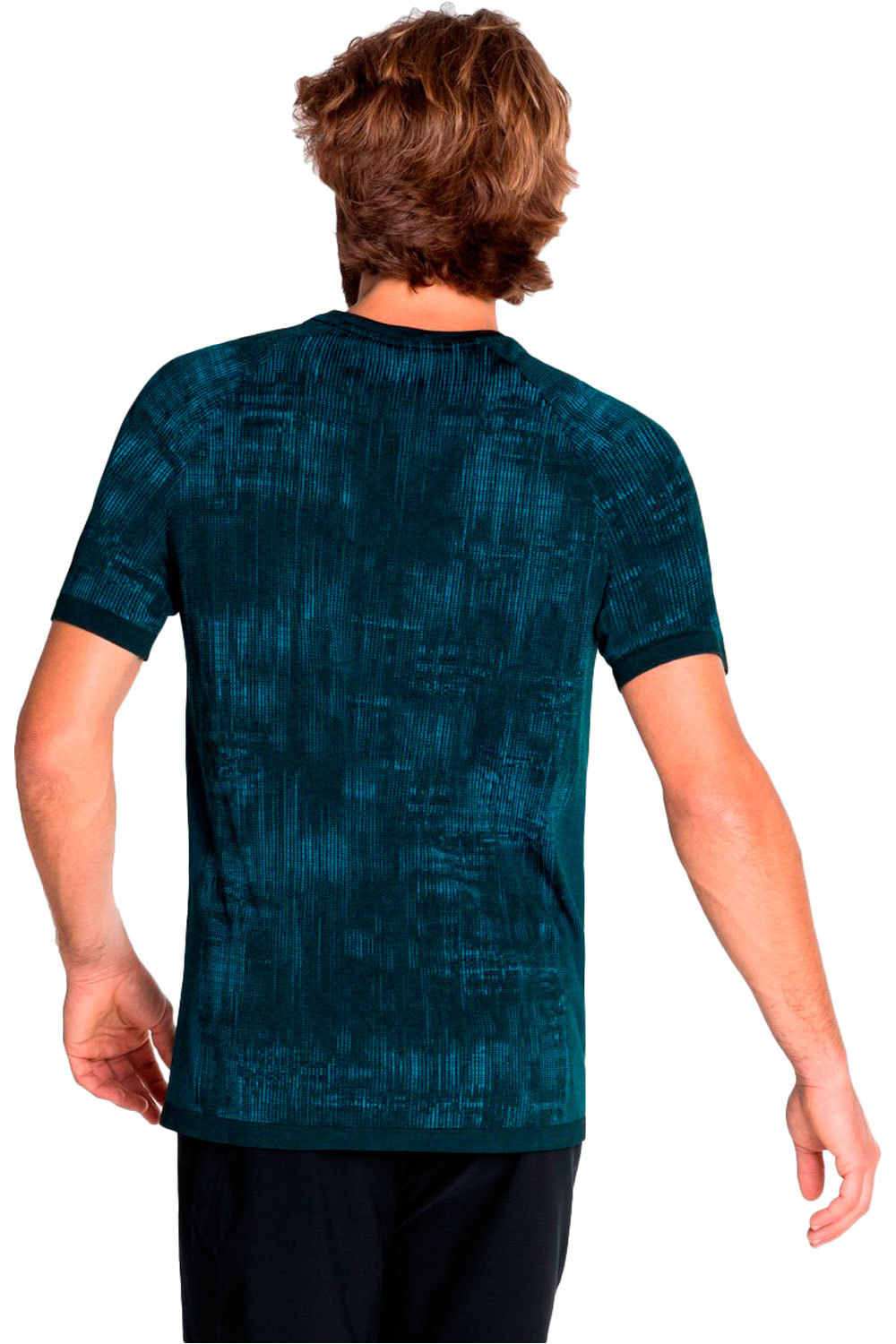 Odlo camiseta técnica manga corta hombre Odlo T-shirt s/s crew neck BLACKCOMB PRO vista trasera Odlo camiseta técnica manga corta hombre Odlo T-shirt s/s crew neck BLACKCOMB PRO vista trasera