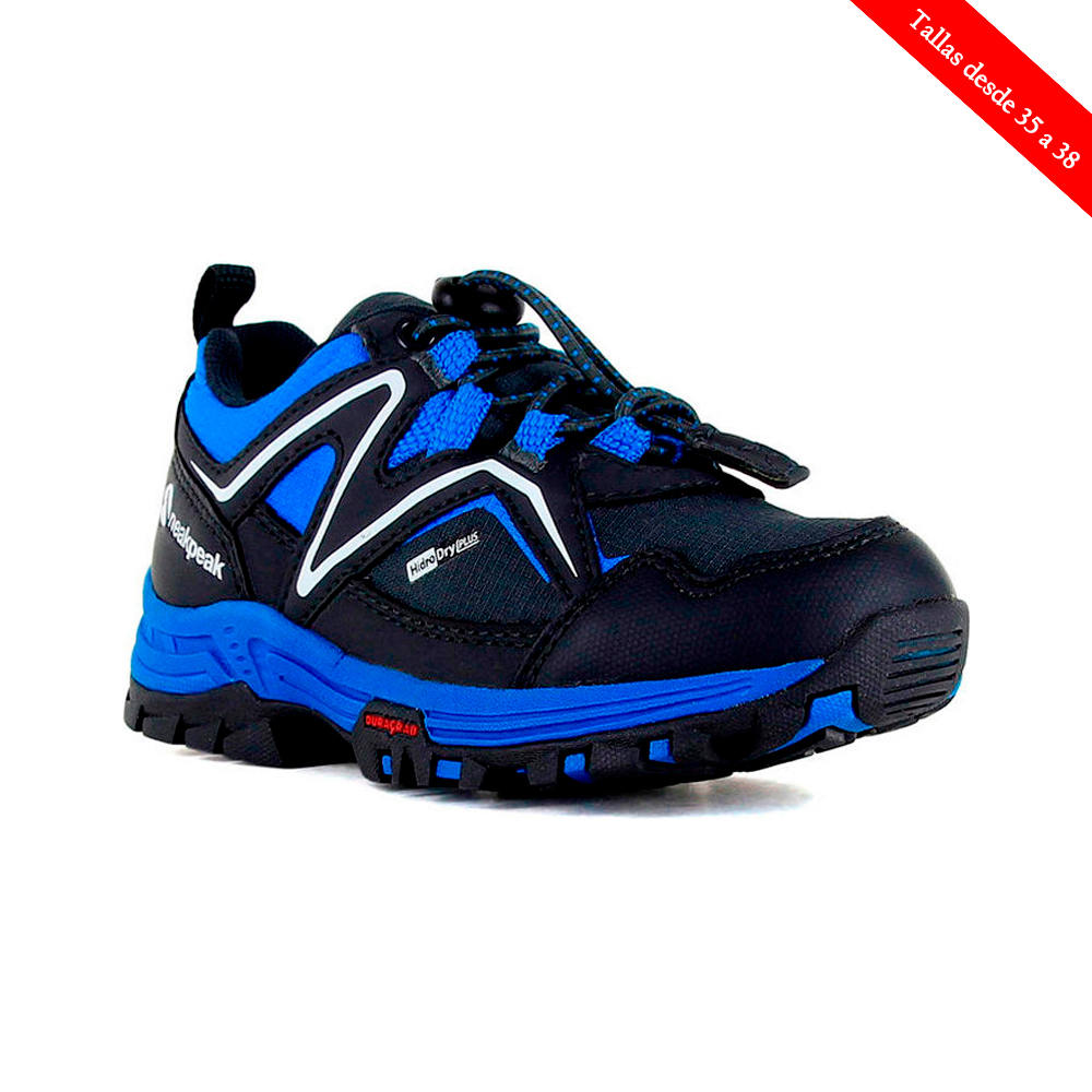 Neak Peak zapatilla trekking niño Neak Peak APPROACH LOW AZ/NE vista superior Neak Peak zapatilla trekking niño Neak Peak APPROACH LOW AZ/NE vista superior