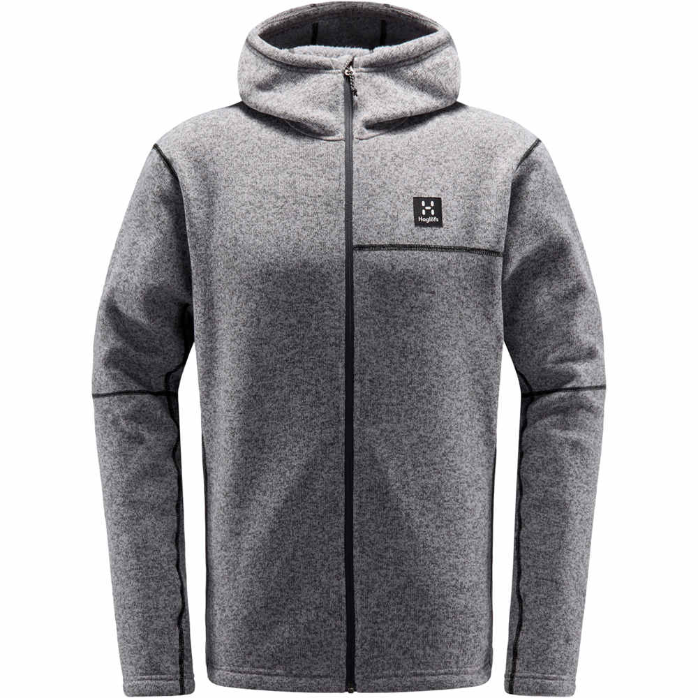 Haglofs forro polar hombre Haglofs Swook Hood Men vista frontal Haglofs forro polar hombre Haglofs Swook Hood Men vista frontal