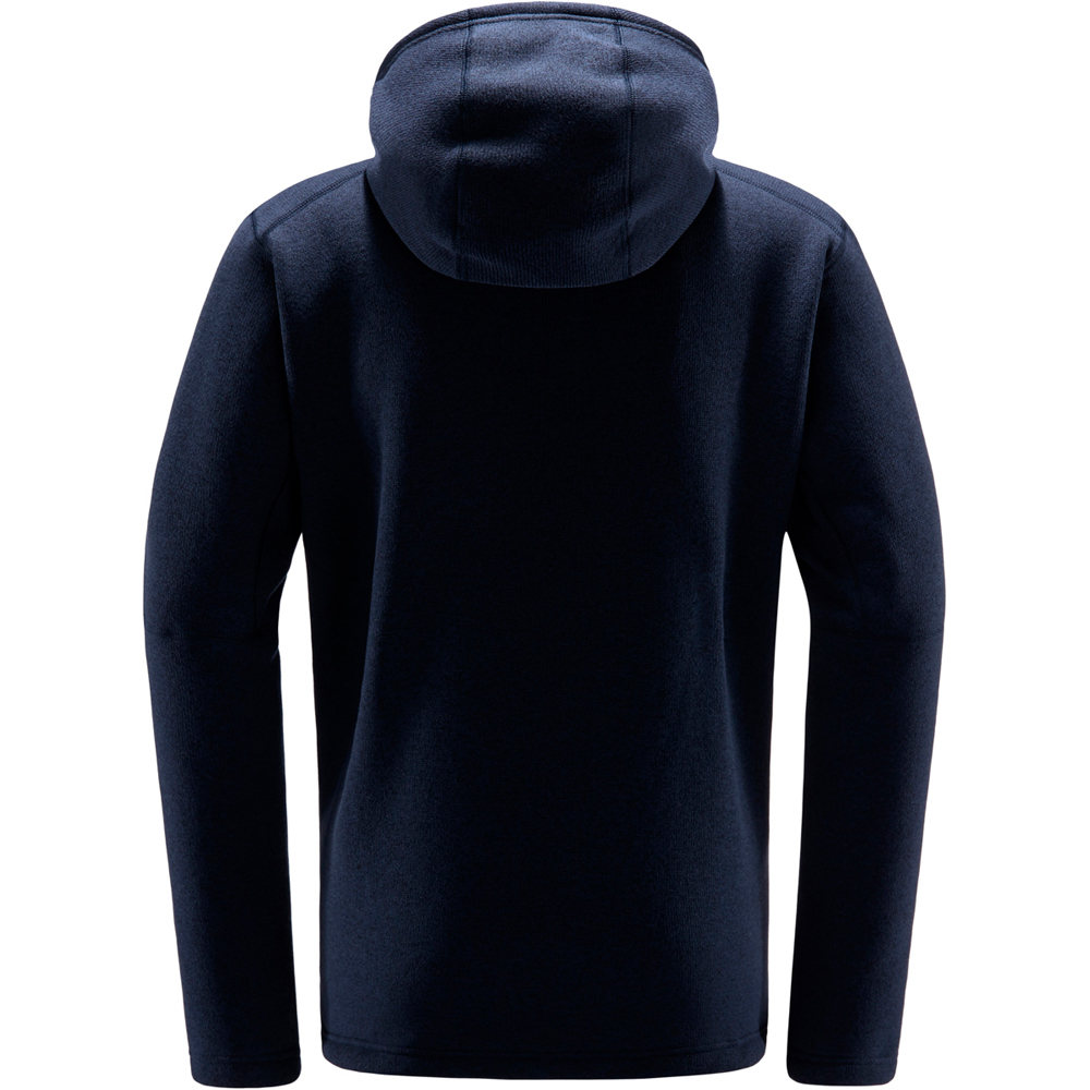 Haglofs forro polar hombre Haglofs Swook Hood Men vista trasera Haglofs forro polar hombre Haglofs Swook Hood Men vista trasera