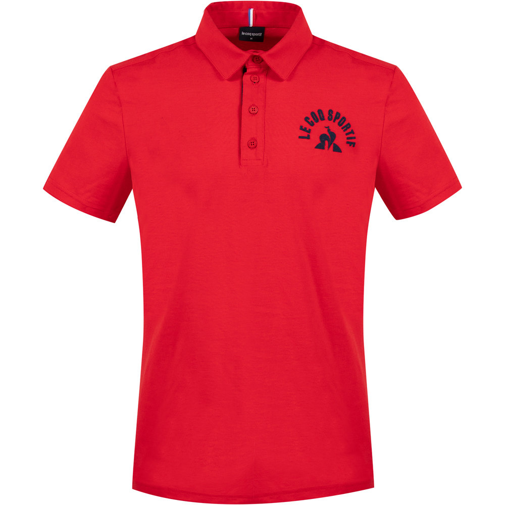 Le Coq Sportif polo manga corta hombre Le Coq Sportif ESS Polo SS N6 M vista frontal Le Coq Sportif polo manga corta hombre Le Coq Sportif ESS Polo SS N6 M vista frontal