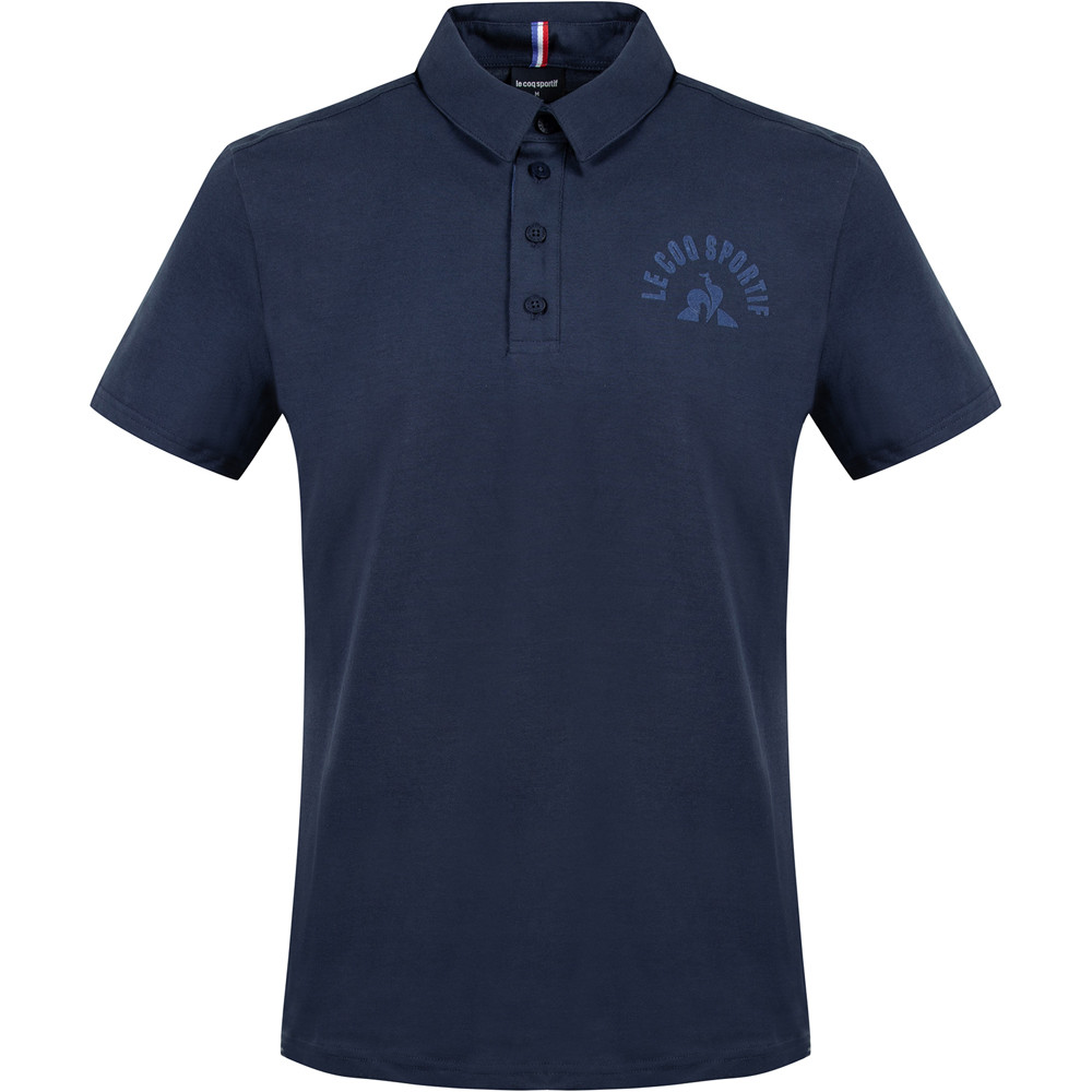 Le Coq Sportif polo manga corta hombre Le Coq Sportif ESS Polo SS N6 M vista frontal Le Coq Sportif polo manga corta hombre Le Coq Sportif ESS Polo SS N6 M vista frontal