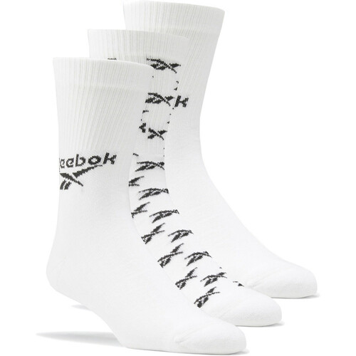REEBOK CL FO CREW SOCK 3P blanco