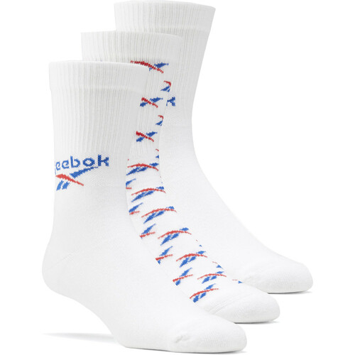 REEBOK CL FO CREW SOCK 3P blanco