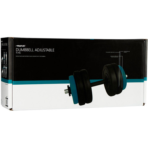 AVENTO PESA AJUSTABLE SINTETICO 15 KG