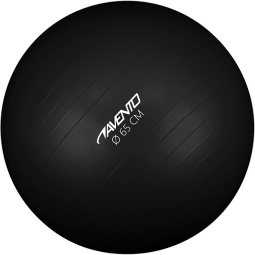 AVENTO PELOTA GIMN 65 CM NE negro