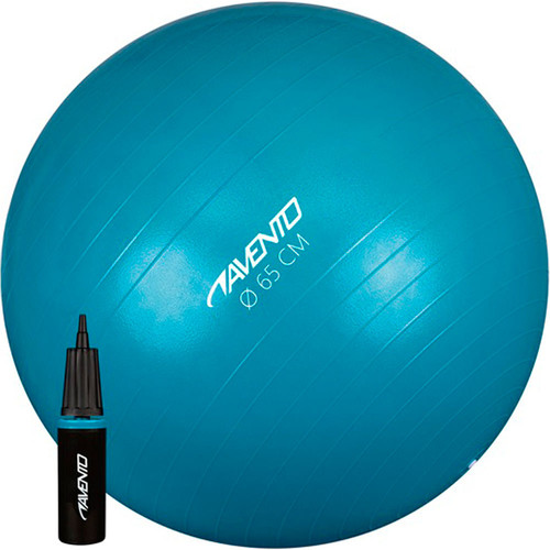 AVENTO PELOTA GIMN 65 CM + BOMBA AZ azul