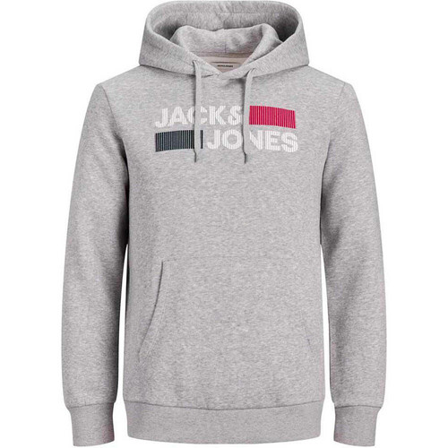 J&J JJECORP LOGO SWEAT HOOD NOOS gris