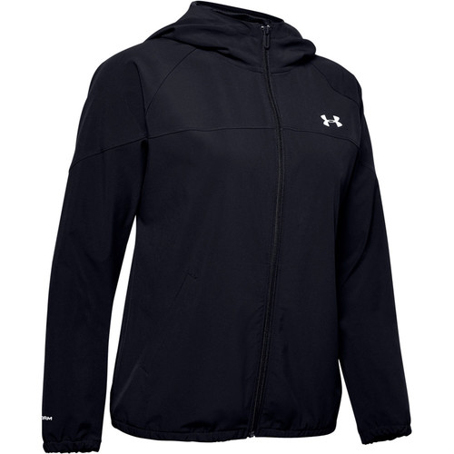 UNDER ARMOUR WOVEN HOODED JACKET negro