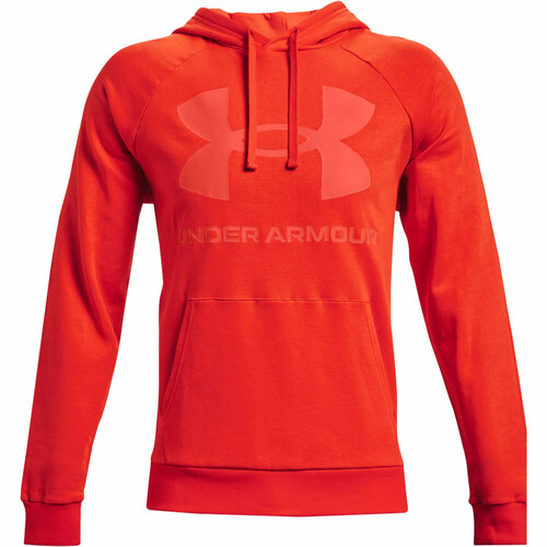 UNDER ARMOUR UA RIVAL FLEECE BIG LOGO HD naranja