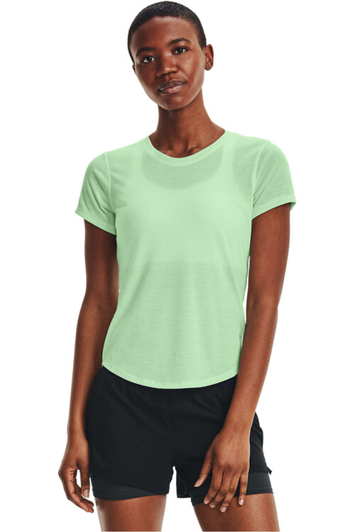 UNDER ARMOUR UA STREAKER SS verde