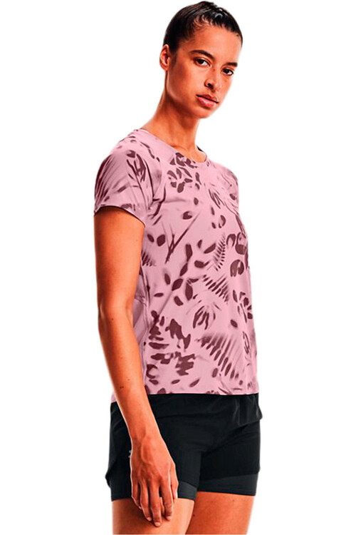 UNDER ARMOUR UA ISO-CHILL 200 PRINT SS rosa