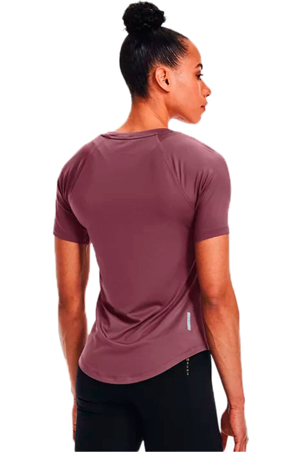 Under Armour camisetas fitness mujer Under Armour UA Rush Mesh SS vista trasera Under Armour camisetas fitness mujer Under Armour UA Rush Mesh SS vista trasera
