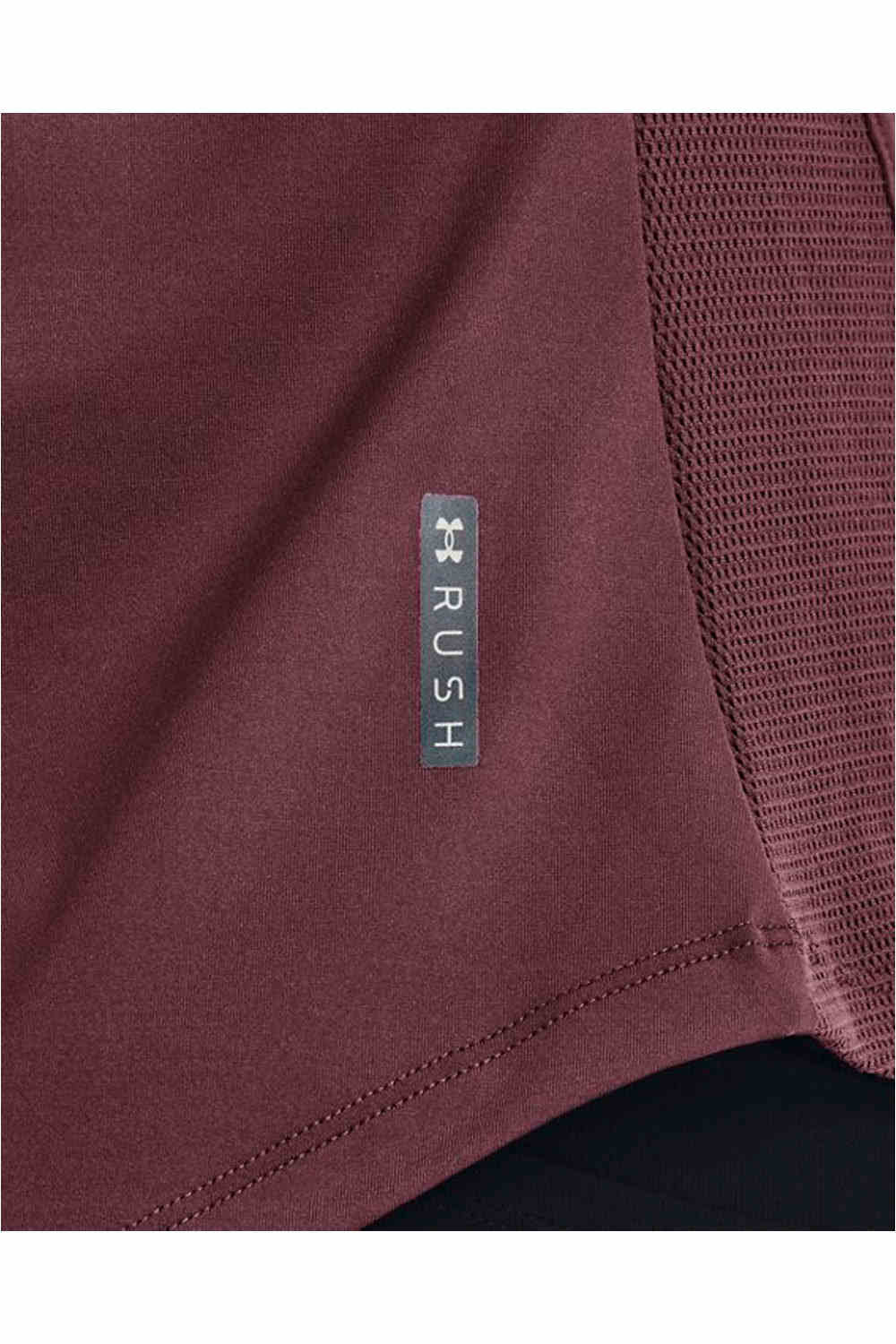 Under Armour camisetas fitness mujer Under Armour UA Rush Mesh SS vista detalle Under Armour camisetas fitness mujer Under Armour UA Rush Mesh SS vista detalle