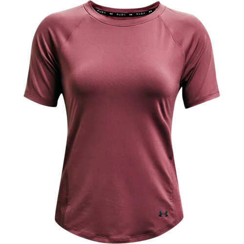 UNDER ARMOUR UA RUSH MESH SS morado