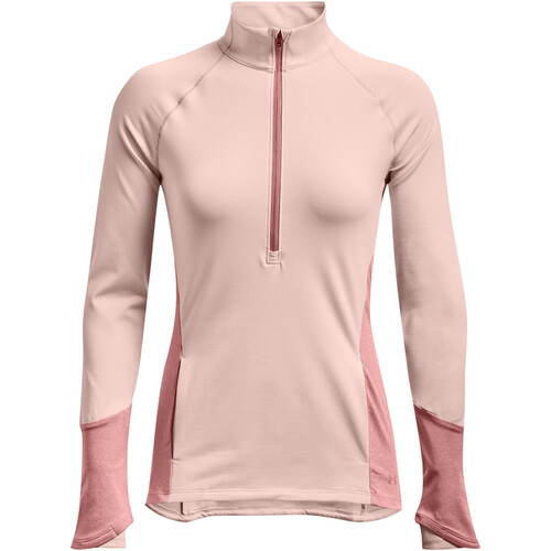 UNDER ARMOUR UA COLDGEAR 1/2 ZIP rosa