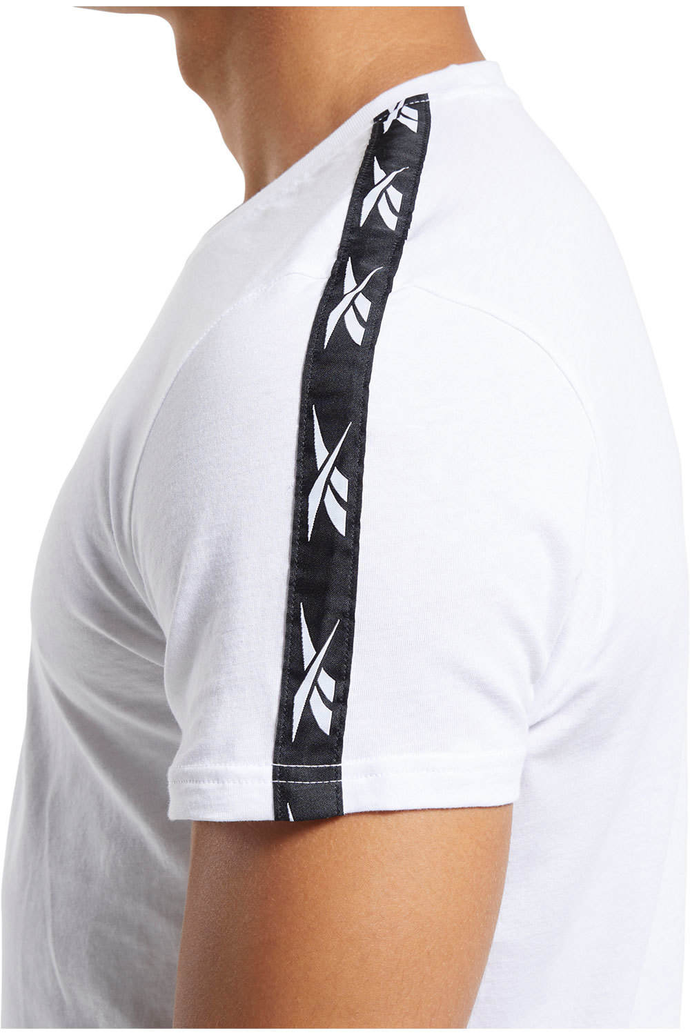 Reebok camiseta manga corta hombre TE Tape Tee vista trasera Reebok camiseta manga corta hombre TE Tape Tee vista trasera