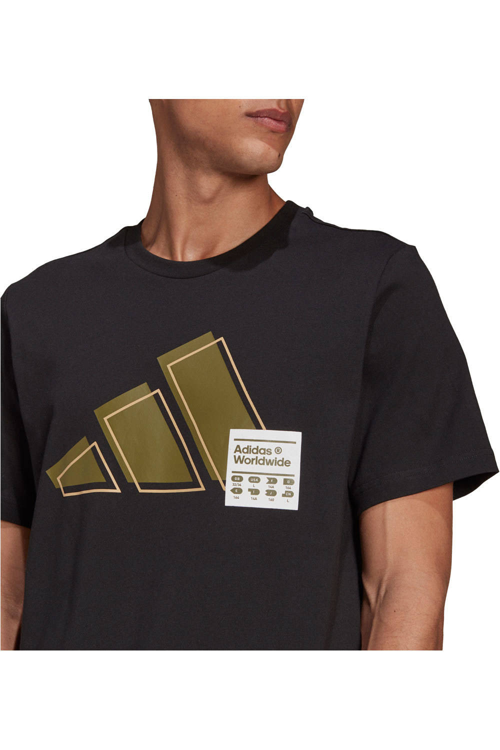 adidas camiseta manga corta hombre 3BAR LOGO TEE vista detalle adidas camiseta manga corta hombre 3BAR LOGO TEE vista detalle