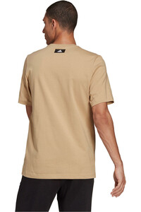 adidas camiseta manga corta hombre Adidas 3BAR LOGO TEE vista trasera adidas camiseta manga corta hombre Adidas 3BAR LOGO TEE vista trasera
