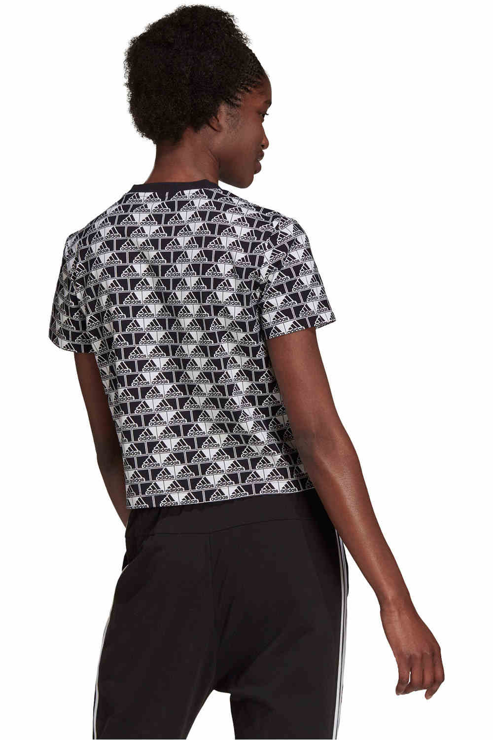 adidas camiseta manga corta mujer Adidas W Q3 BLUV CRO T vista trasera adidas camiseta manga corta mujer Adidas W Q3 BLUV CRO T vista trasera