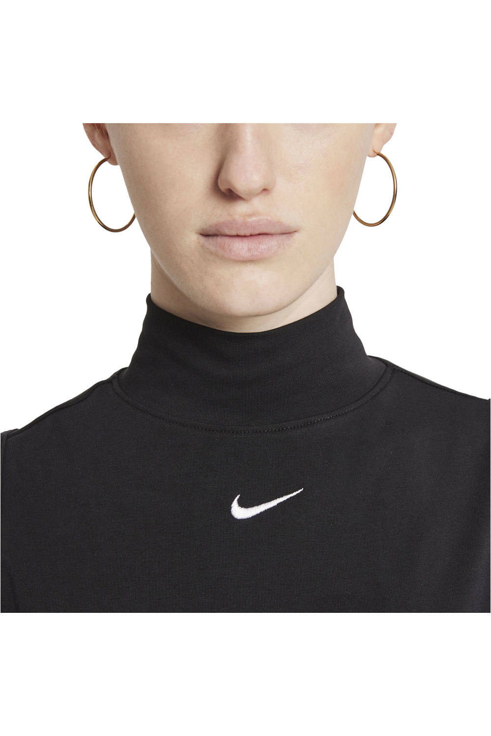 Nike camiseta manga corta mujer Nike W NSW ESSNTL MOCK SL TOP 03 Nike camiseta manga corta mujer Nike W NSW ESSNTL MOCK SL TOP 03
