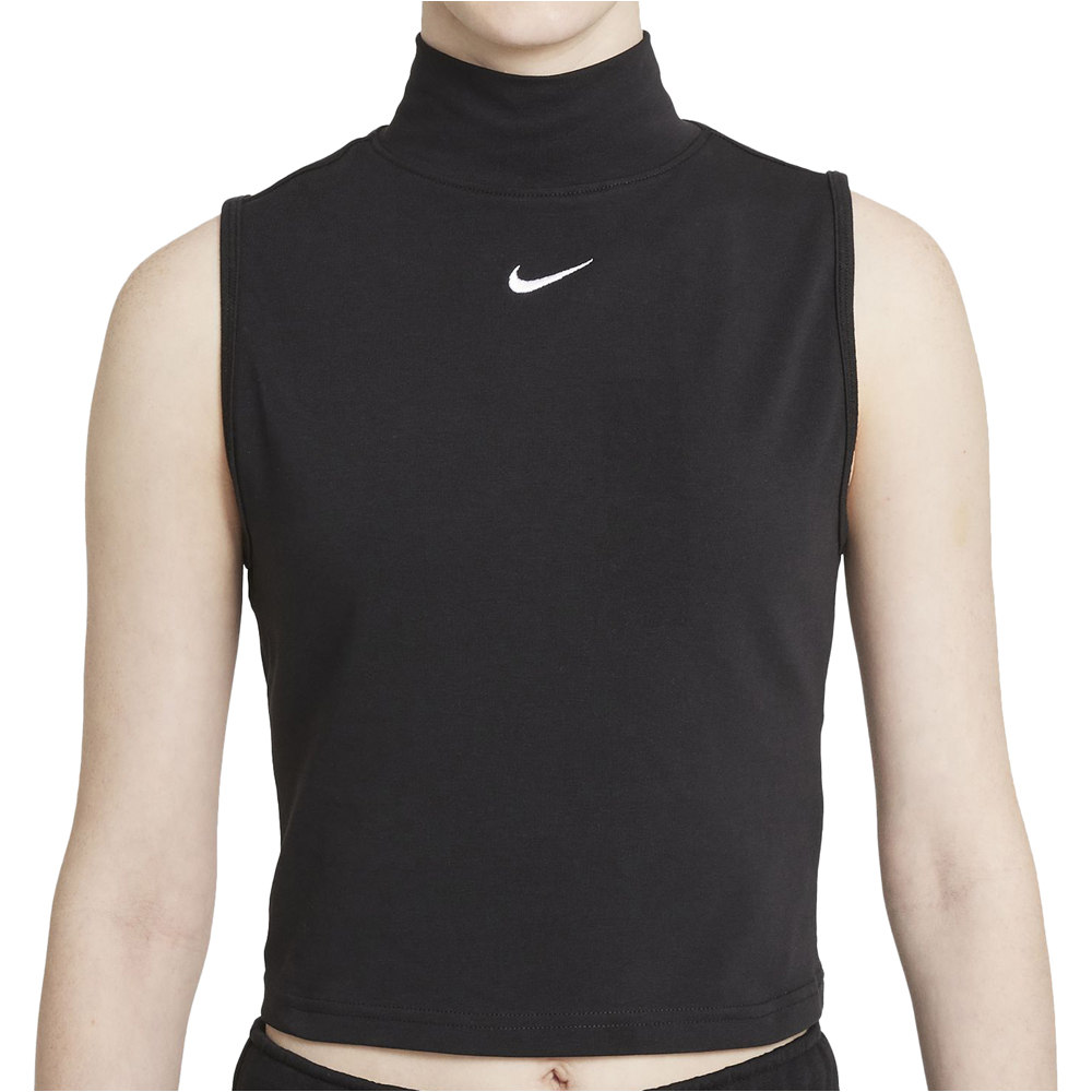 Nike camiseta manga corta mujer Nike W NSW ESSNTL MOCK SL TOP 04 Nike camiseta manga corta mujer Nike W NSW ESSNTL MOCK SL TOP 04