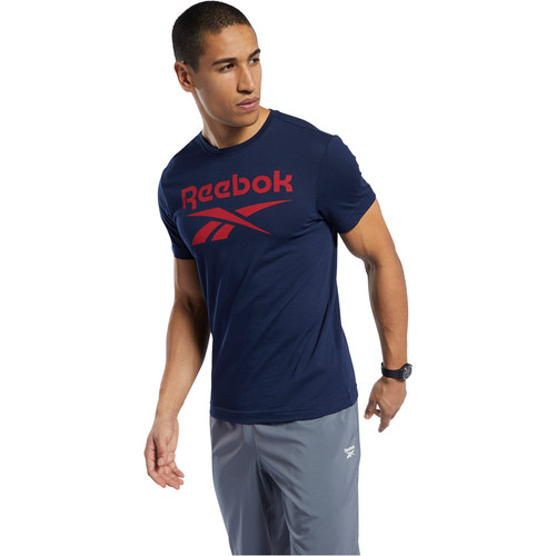 REEBOK RI BIG LOGO TEE azul