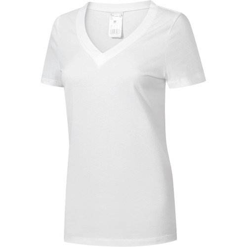 REEBOK GB W COTTON VNECK T VCTR blanco