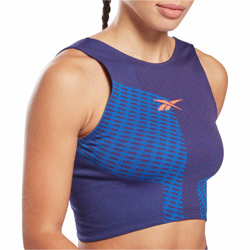 REEBOK TS SEAMLESS CROP TOP Q1 morado