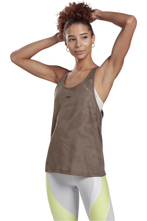 REEBOK TS PERF TANK gris