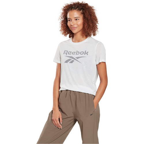REEBOK WOR SUP SLIM BL TEE blanco