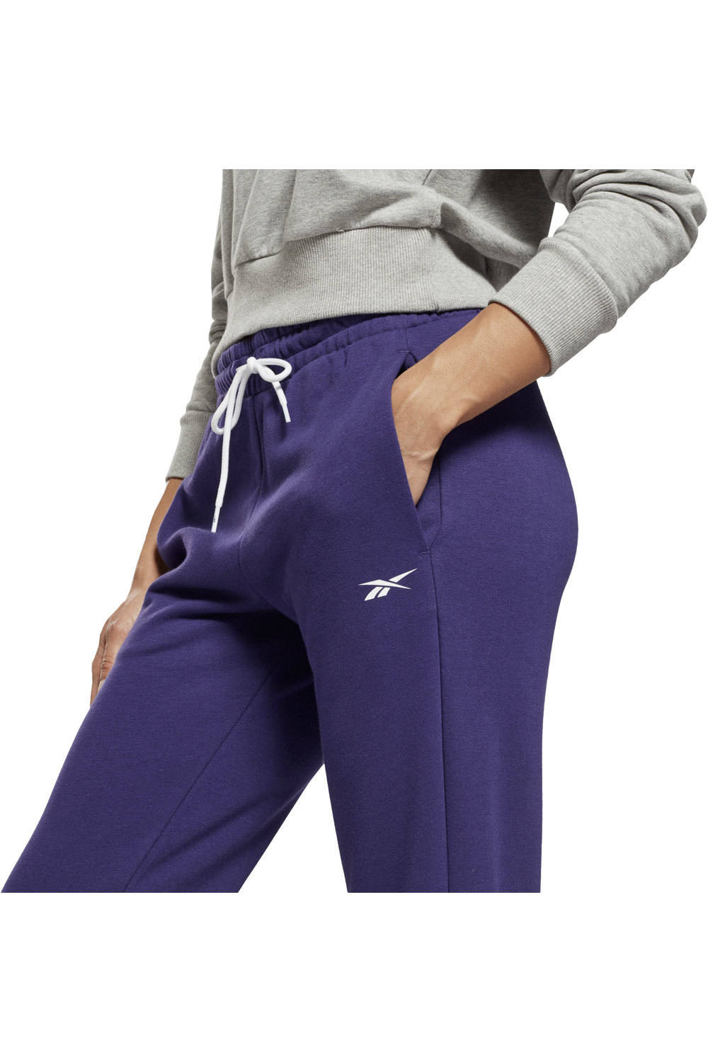 Reebok pantalones y mallas largas fitness mujer Reebok TE Linear Logo FT Pant vista detalle Reebok pantalones y mallas largas fitness mujer Reebok TE Linear Logo FT Pant vista detalle
